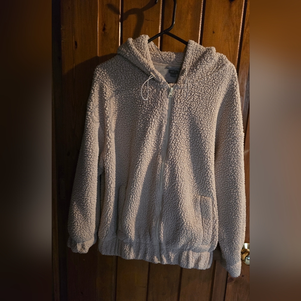Aerie Cream Sherpa Jacket